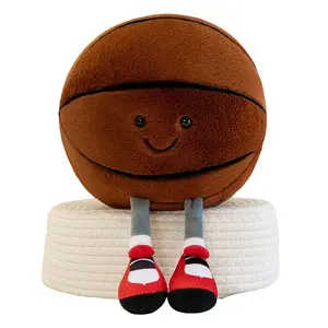 Cute Ball Plush Toy, Cuddly Stuffed Animal, Football Basketball Volleyball Billiards 8 Number Figure, Indoor Sofa Soft Decoration, Perfect Gift for Fans