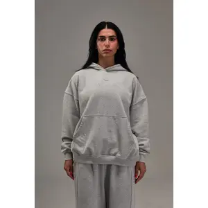Heather Grey Heavyweight Pullover