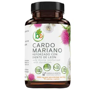 VIRAL Cardo Mariano, diente Leon (Milk Thistle Reinforced with Milk Thistle) 90 Vegetable Capsule 1500 mg per Serving,Root Liver Health Support,100% Natural Healthcare
