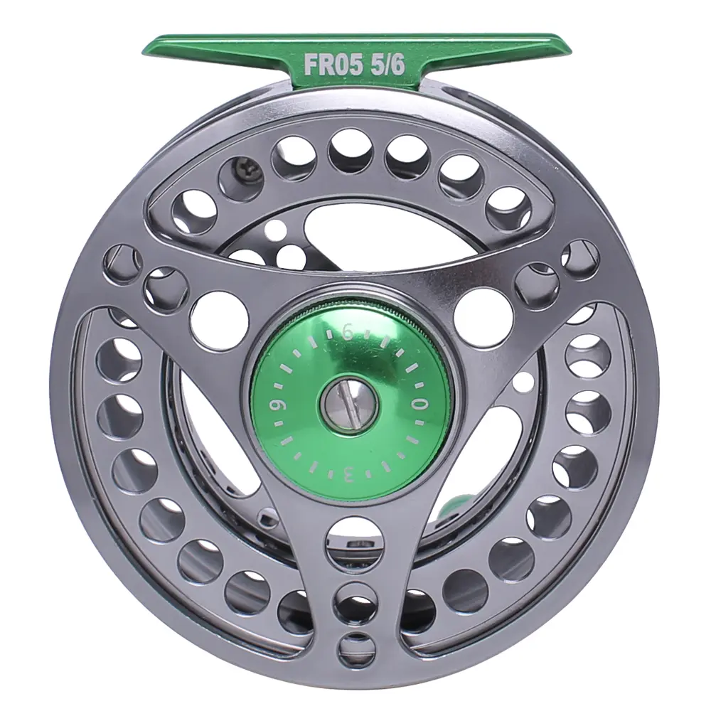 Kylebooker Fly Fishing Reel Large Arbor CNC-machined Aluminum Alloy Body Fly Reel 3/4wt 5/6wt 7/8w