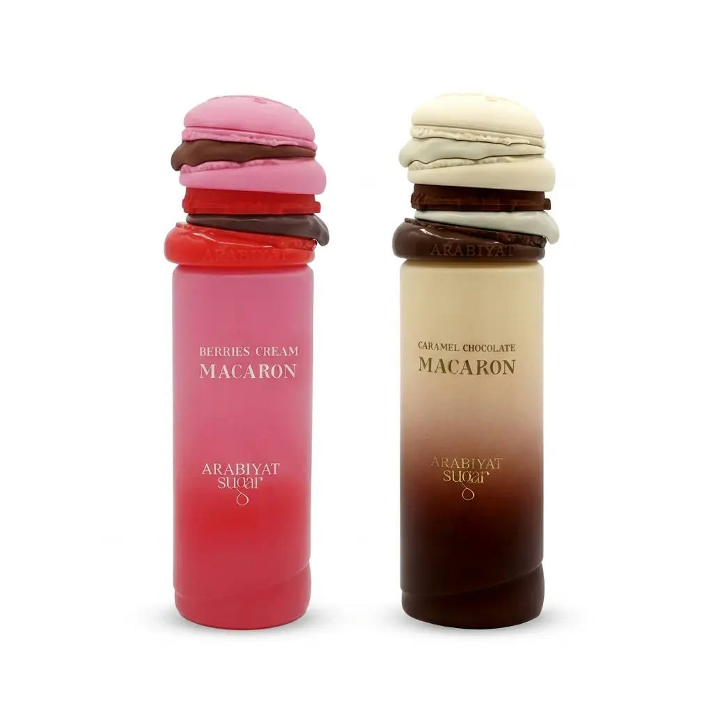 Le Chameau Macaron Fantasy Set: Caramel Chocolate Macaron + Berry Cream Macaron
