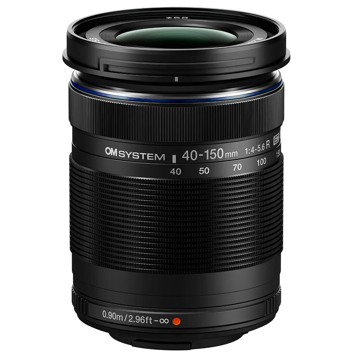 OM SYSTEM M.Zuiko Digital ED 40-150mm f/4-5.6 R Lens for Micro Four Thirds, Black