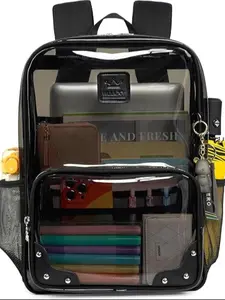 Clear Backpack, Large Capacity Transparent Backpack, Multi-functional Backpack for Women & Men, Suitable for Girls Boys Teens Students