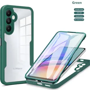 For Samsung S26 S25 Edge S23 S24 S25 FE S22 Plus S24 Ultra 5G Magnetic Wireless Charging Full Body Protector Cover 360 Front + Back All-Inclusive Protective Phone Case Shockproof Cover