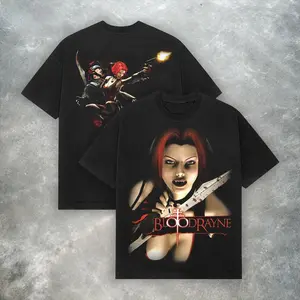 Bloodrayne PS2 T-Shirt  Vintage Y2K Vampire Grunge Tee