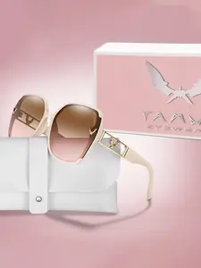 Unisex Oversized High Quality Sunglasses with Gradient Lenses, Fashion Casual Design, Perfect for Outdoor Activities, Men & Women Eyewear, Fashionable Frames Sunglasses