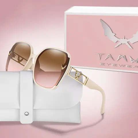 Unisex Oversized High Quality Stylish Sunglasses with Gradient Lenses, Fashion Casual Design, Perfect for Outdoor Activities, Men & Women Eyewear, Fashionable Frames Trendy Sunglasses, Stylish Shades