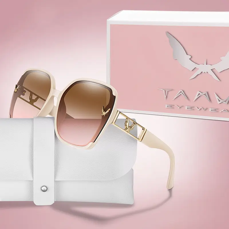 Unisex Oversized High Quality Stylish Sunglasses with Gradient Lenses, Fashion Casual Design, Perfect for Outdoor Activities, Men & Women Eyewear, Fashionable Frames Trendy Sunglasses, Stylish Shades
