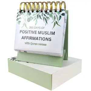Islamic Positive Affirmations, Quran Book, Islamic Affirmation Cards with Stand, Muslim Affirmations, Islamic Calendar, Islamic Home & Office Desk Decor, Islamic Gifts, Ramadan Decor, 2026 Ramadan & Eid Gift
