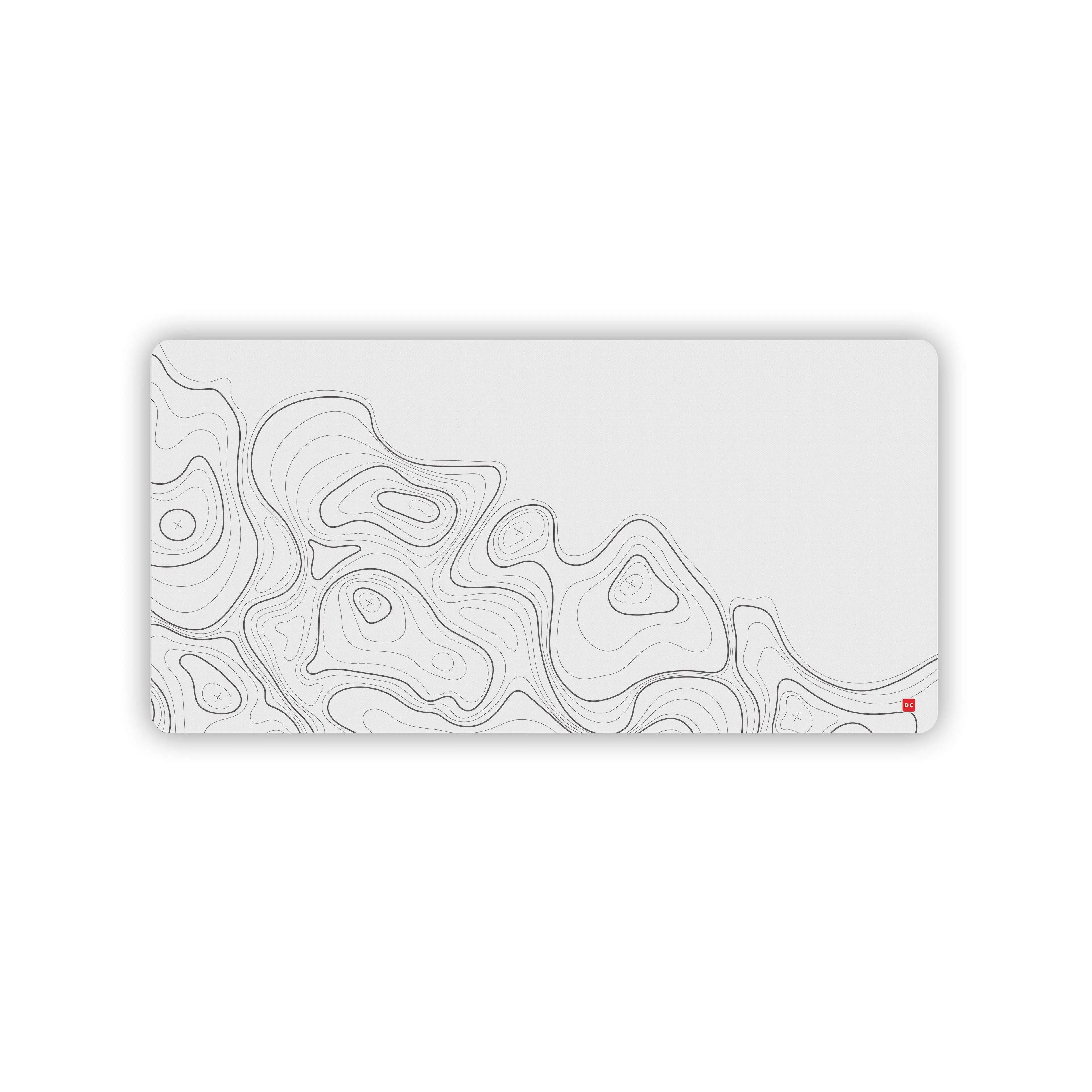 Topography Mousepad V2 - White