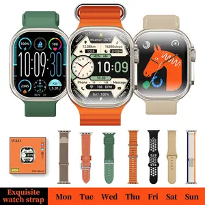 W&O Smart Watch for Men Women, 2026 New Smartwatch(Answer/Make Call), IP67 Waterproof, 2.02"HD Fitness Watch wit 100+ Sport Modes, Fitness Tracker Watch with Calls/Messages/Notifications, with 7 Watch Bands