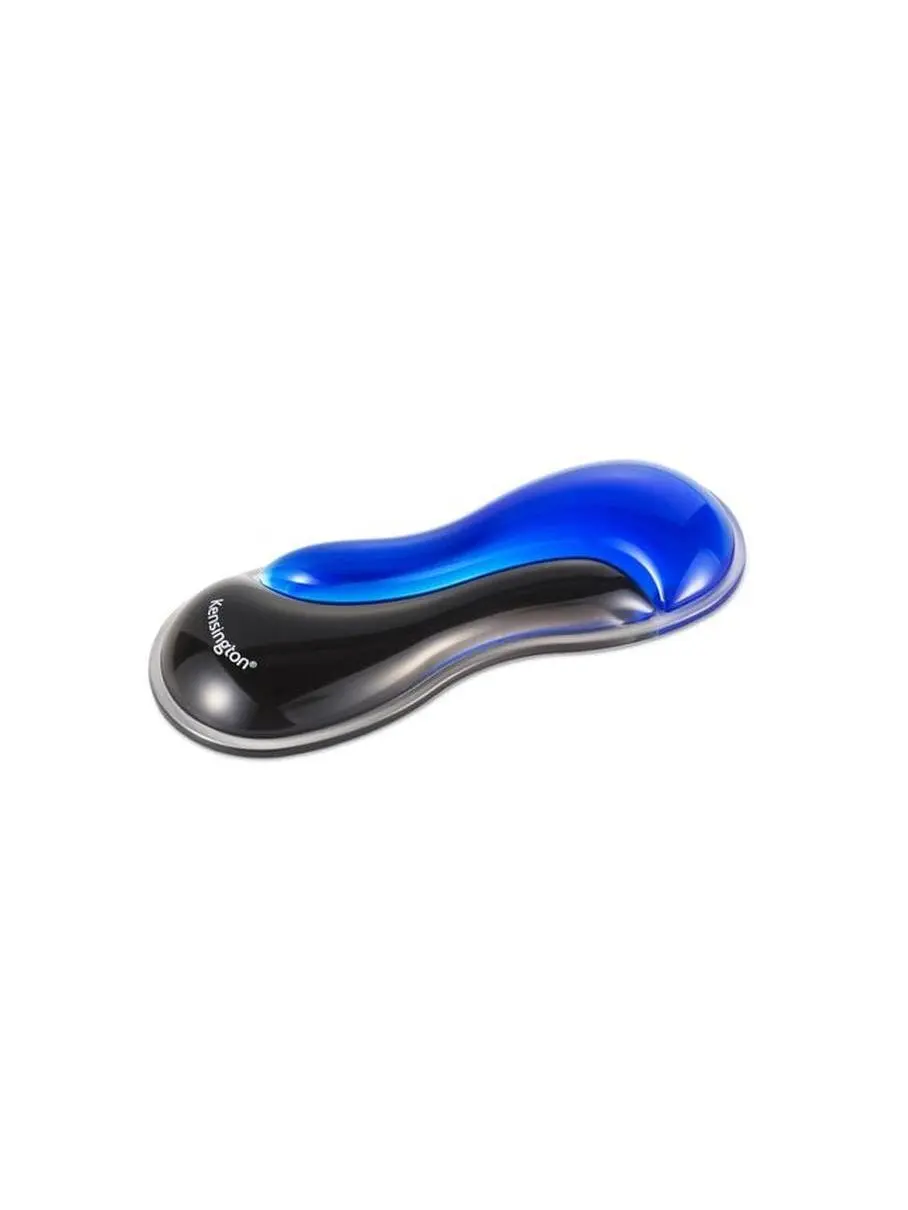 Kensington K62439NA Slim Duo Gel Mouse & Trackball Wrist Rest, Blue, Dual-Tone