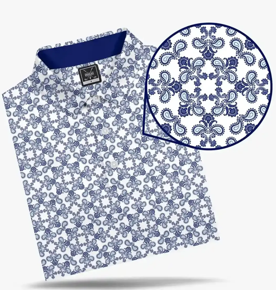 Deolax Brand - Maverick Paisley Polo