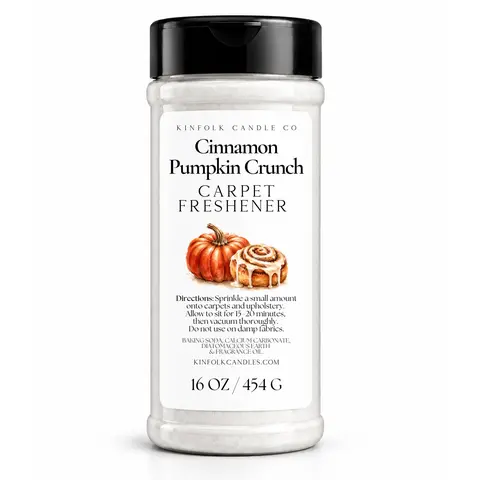 Fall Carpet Freshener Powerful Deodorizer, Household Items for Rugs & Carpets, Cozy Autumn Hocus Pocus-Sleepy Hollow-Cinnamon Pumpkin Crunch Fragrances, Sprinkle & Vacuum