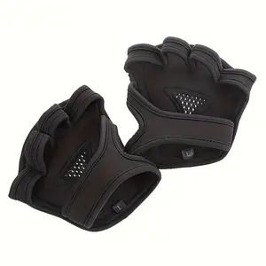 Gym Fitness Training Weightlifting Gloves, Non-slip Adjustable Strap Workout Gloves with Finger Wristbands, Sports Gloves for Men & Women, Fitness Accessories
