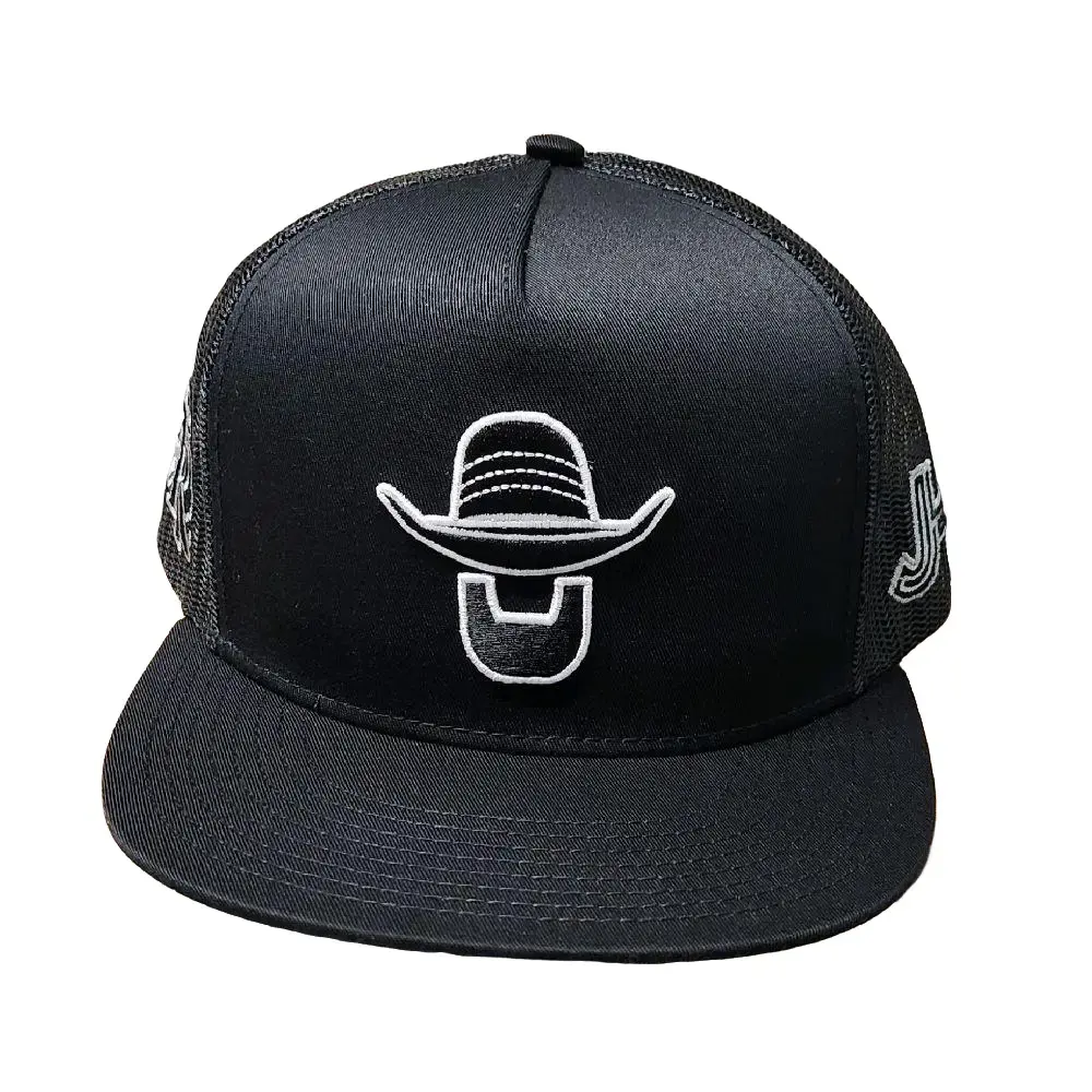 JH and TR Edition Cap - Black/Black White Logo