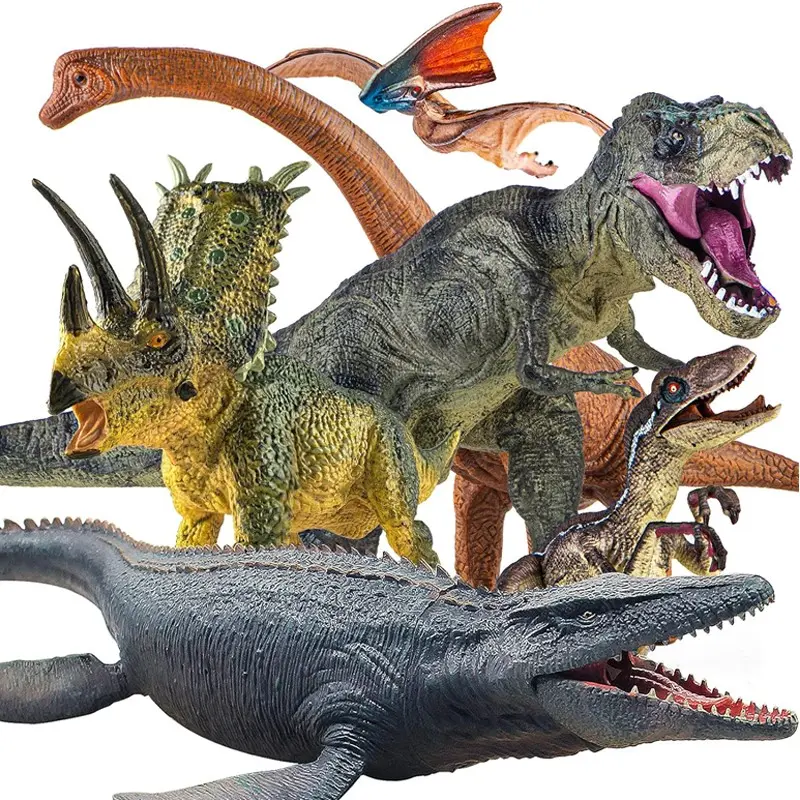 Realistic Dinosaur Statue Model, Animals Figurines, Colorful Durable PVC, Home Decor, Living Room, Bedroom, Desk Display, Unique Birthday Gift, Party Decoration