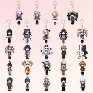 Danganronpa Character Acrylic Keychain | Nagito Komaeda Kyoko Kirigiri Chiaki Nanami | Anime Bag Charm