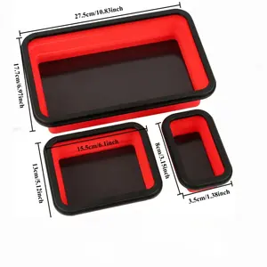 Strong Magnetic Tool Tray - Garage Tool Storage Accessory for Auto Repair, Anti-Loss Screwdriver Bit Parts Organizer, Toolbox Holder