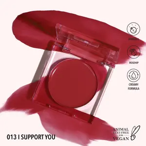 Moira Cosmetics Loveheat Cream Blush 013 I Support You Lightweight Dewy Formula with Vitamin E & Rosehip Oil Vegan Cruelty-Free Makeup
