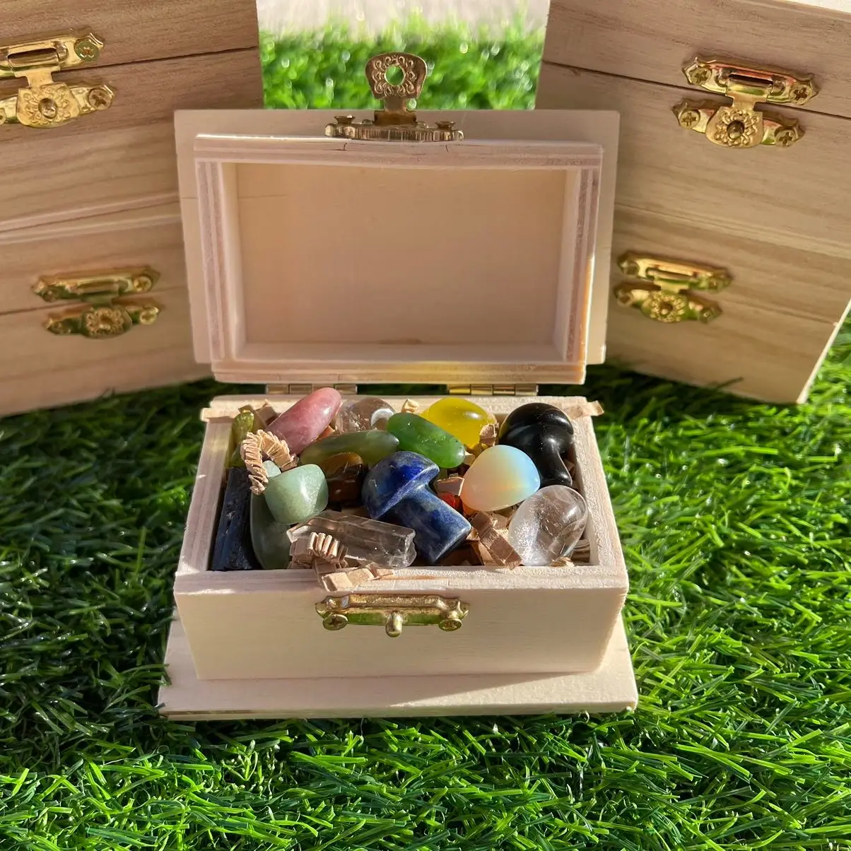 Crystal treasure chest