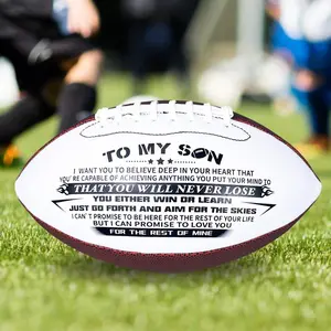 Size 9 Rugby, American Football with Official Standard Size, Suitable for Outdoor Training and Recreational Play, Birthday Gift for Son, Rugby for Son