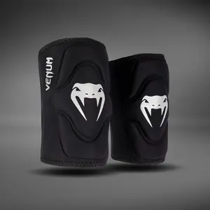 Venum Gel Kontact Knee Pads - Black/Silver