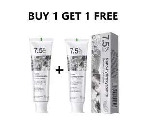[BUY 1 GET 1 FREE] 【Mother’s Day Gift】7.5% Nano Hydroxyapatite Toothpaste, Fluoride Free, Enamel Repair & Gum Health, Natural Peppermint, Sensitive Teeth, 4.23 oz