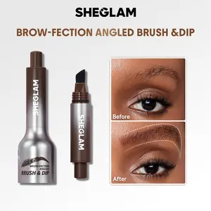 SHEGLAM Brow-fection Angled Brush & Dip-Chocolate Eyebrow Pencil Set Eyebrow Makeup Products-Effortlessbeauty- Coachella-mothersdaygift