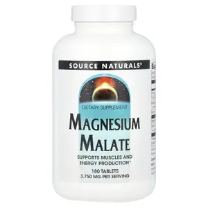 Source Naturals Magnesium Malate, 180 Tablets