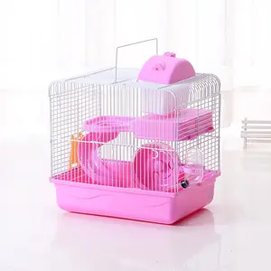 Hamster pet cage, double-story villa, large castle cage, multiple colors available, Running Cage, Hamster Cage Habitat