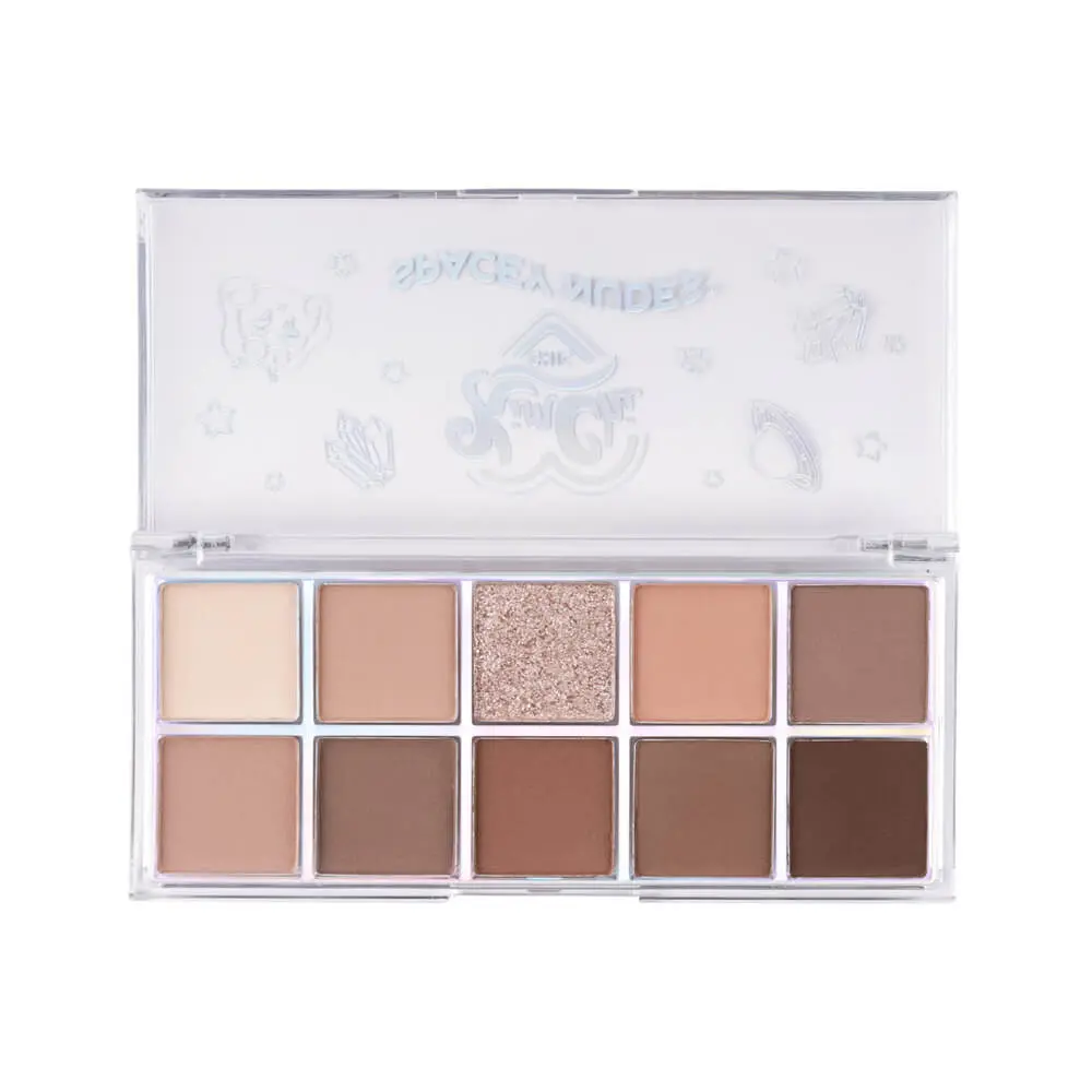 KimChi Chic Beauty Spacey Nudes 01 Meta What? Eyeshadow Palette - A Mix of Matte Makeup and Shimmer Cosmetics - Matte & Shimmer Eyeshadow Palette