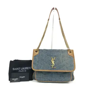 Pre-owned Yves Saint Laurent Canvas Shoulder Bags YSL 11.42'' R3449 Shoulder Bag C1367698512 0412 T1 Rina