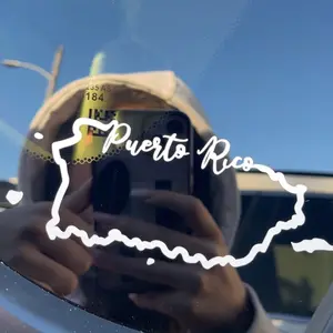 Puerto rico car decal