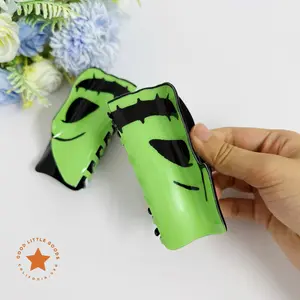 Oogie Spooky Double-Sided Hair Claw Clips, Fun Horror Character Durable Plastic for Women & Girls, GF, Wife, Cute Design, Perfect for Halloween, Birthdays, Party