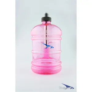 212 MAIN BPA-Free 64 oz. Reusable Hydration Bottle, Portable Water Bottle with Cover, Straw, Loop & Washable Design - Candy Pink Home Supplies Storage Jug for Daily Fruit & Drink Use, Water Bottles