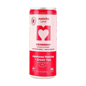 ITO EN Matcha Love Strawberry Green Tea Drink 237ml - Japanese Organic Matcha, Refreshing & Delicious