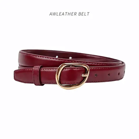 【Black Friday】Women's New Waterdrop Alloy Buckle Belt, Premium PU Leather Casual Dress Belt, Multiple Colors for Business Suits and Casual Jeans, Versatile Daily Accessory, Fashionable and Practical
