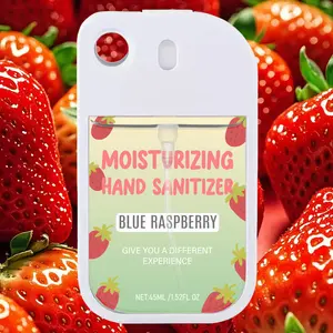 Portable Travel Hand Sanitizer Spray, Moisturizing Fruit Plant Scented Hand Cleaner, Women and Girls Hand Care Product