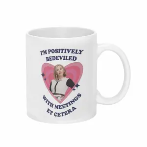 I'm Positively Bedeviled With Meetings Et Cetera Mug (11oz/15oz) Moira Rose Accent Coffee Mug A Tribute Catherine O'Hara Mug Coffee Cup Best Gift For