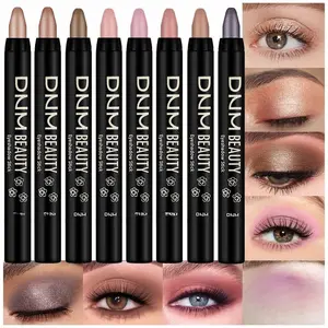 evpct 8Pcs Cream Eye Shadow Brightener Sticks Set for Eyes, Champagne Golden Rose Bronze Pink Waterlily Mauve Plum Smoky Amethyst Tawny Shimmer Matte Pencil Eye shadow Crayon Stick Palette Makeup 06