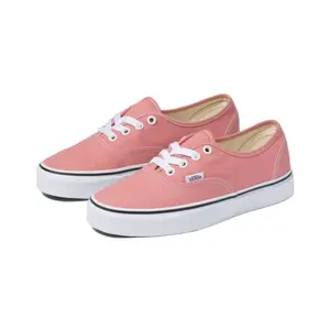 VANS Women's Low-Top Round Toe Lace-Up Authentic Skate Trainer Footwear - Rubber Sole, Cushioned Bed, Cushiony Flat Retro Trainer for Casual Walking