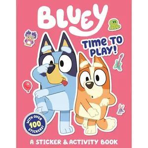 Bluey: Time to Play!: A Sticker & Activity Book Paperback – Sticker Book, October 20, 2020