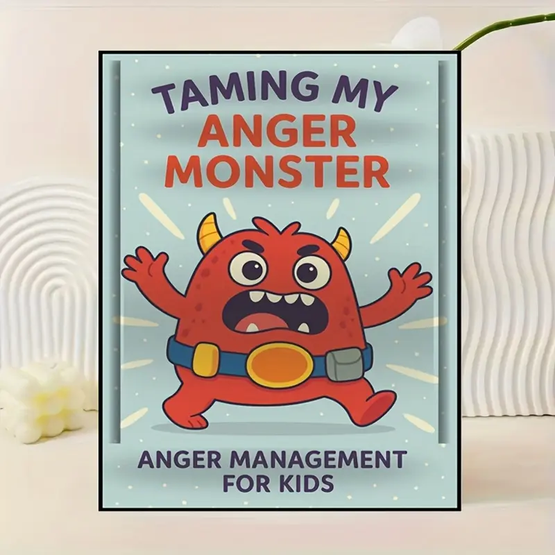 Anger Management Workbook for & Adults - Interactive Anger Control Activities, Mindfulness Skills, Self-Regulation Guide with Colorful Illustrations