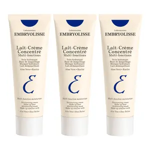 Lait-Crème Concentré Trio - 6-in-1 multi-function nourishing moisturizer with Shea Butter and Aloe Vera. All Skin Types. 3 x 2.54 fl.oz.