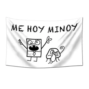 SpongeBob DoodleBob Me Hoy Minoy Flag - funny 3x5 feet banner - college Wall, Room, party, dorm for girls and guy