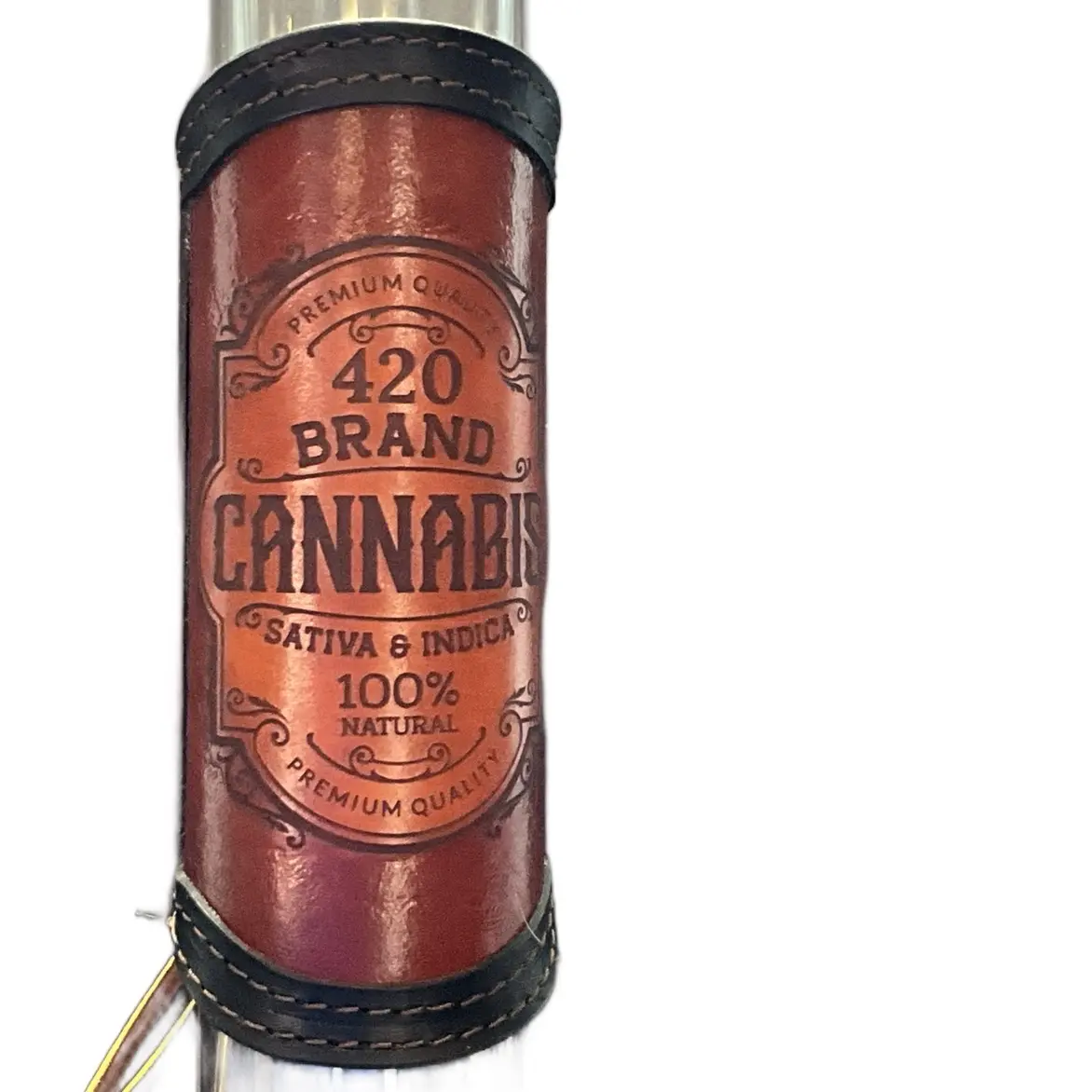 RipGrip: Elevate Your Sesh - Customizable Leather Water Pipe Sleeves Designed for Comfort, Style, and Function