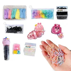 18 Count Baby Hair Ties, Disposable TPU Hair Rubber Bands, 1500PCS Small Thin Hair Elastics, One-time Use Design for Toddlers, Infants and Little Girls, Gentle Daily Hair Accessory