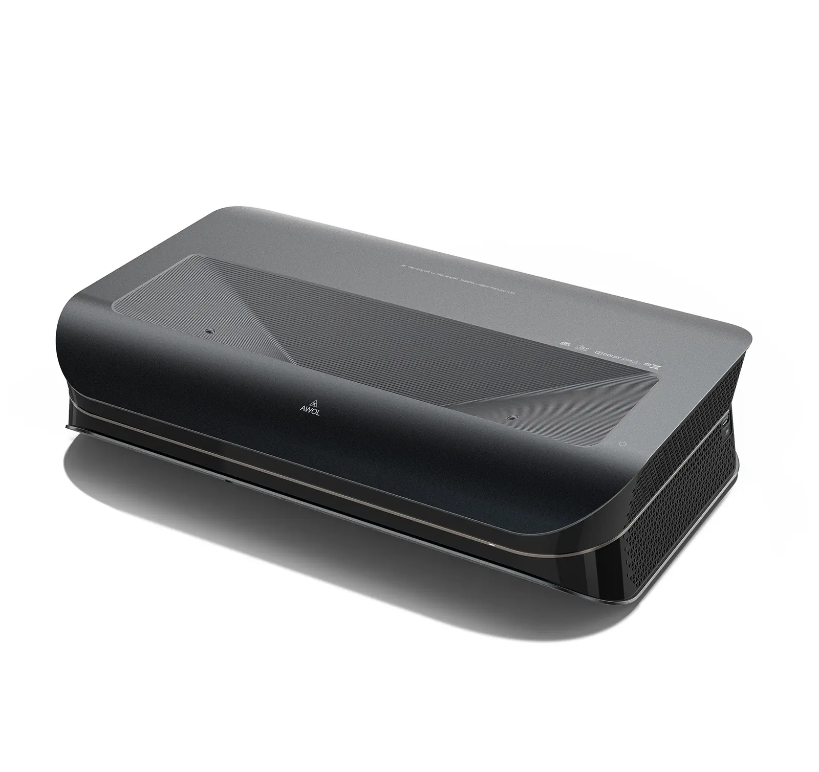 AWOL Vision LTV-3500 Pro UST Triple Laser TV Projector, TV-Like Brightness, 150" Perfect Sharpness, Dolby Vision, 4K 3D HDR10+ Ultra-Short Throw Projector