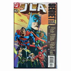 JLA (Justice League) Secret File & Origins Comic Book Set - Issues 1-4 (1997-2004)